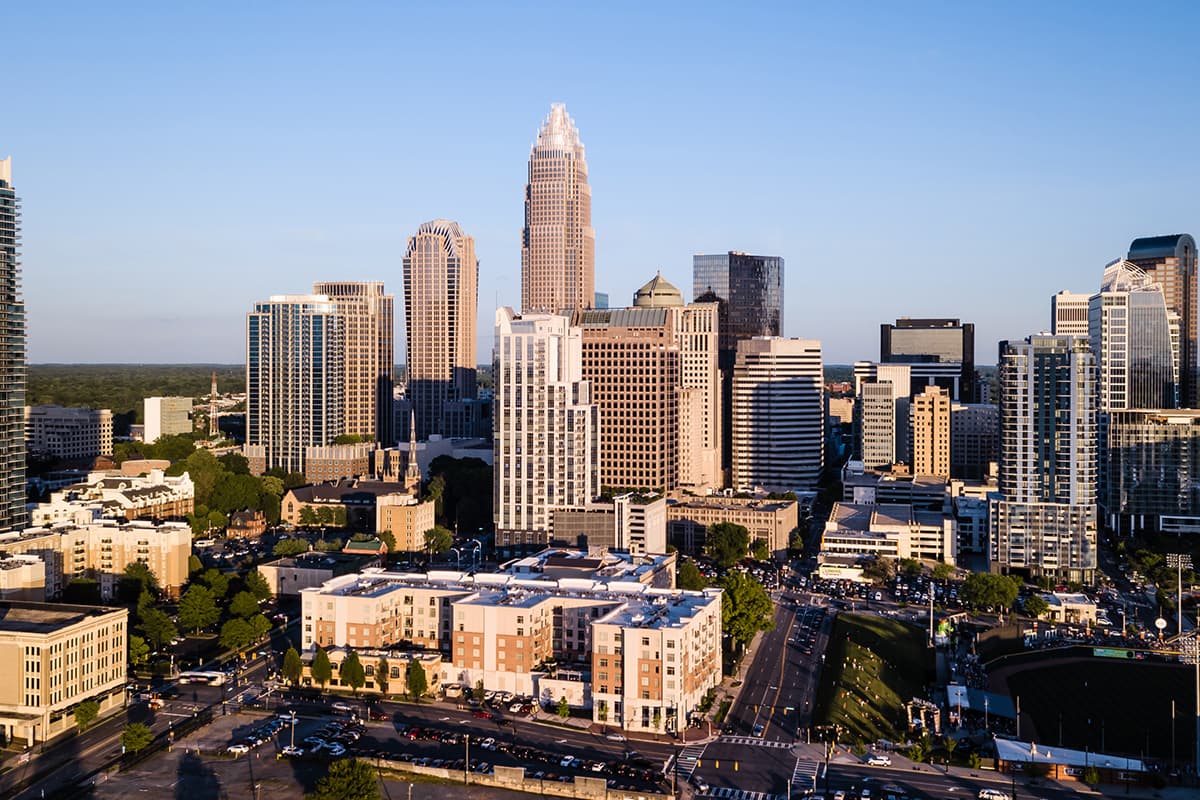 Crown Paving regional commercial paving coverage across the Southeast