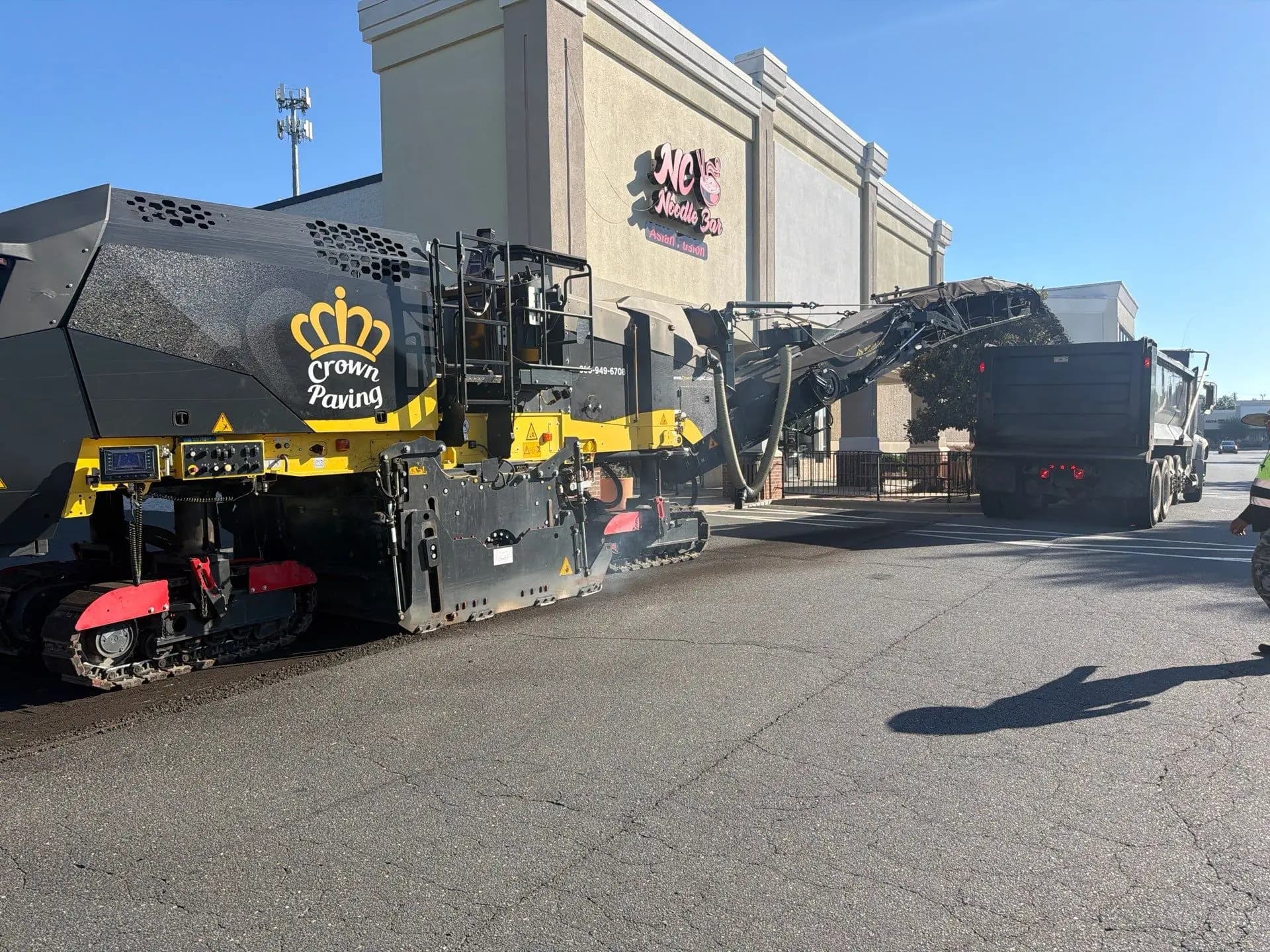Milling machine at North East Plaza, Rock Hill SC